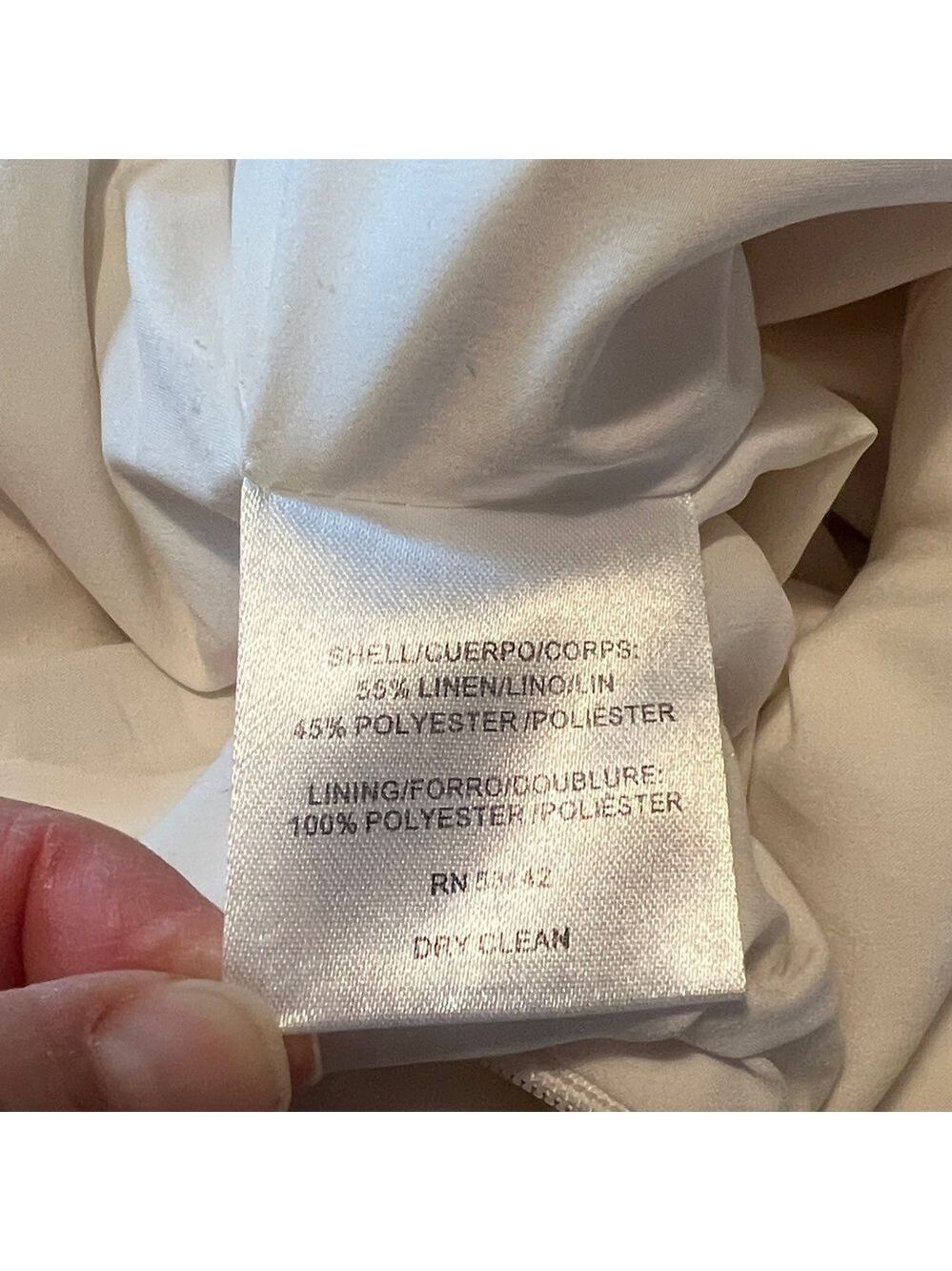 Gal Meets Glam Elegant Cream Jumpsuit Size 2 - Picture 13 of 16